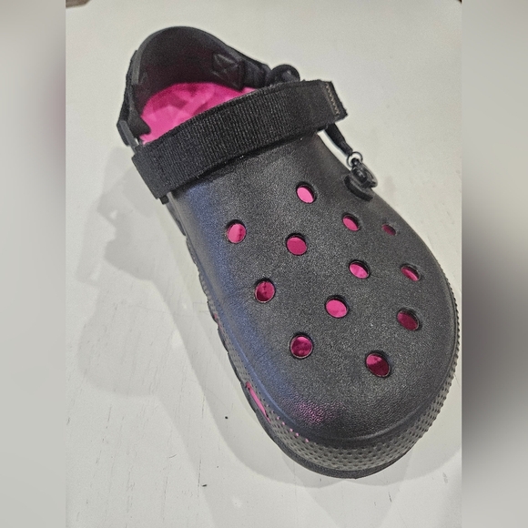 CROCS x Post Malone Collab Black & Pink Shoes. Limited Ed. Mens Sz 10, Womens 12 - Picture 9 of 13